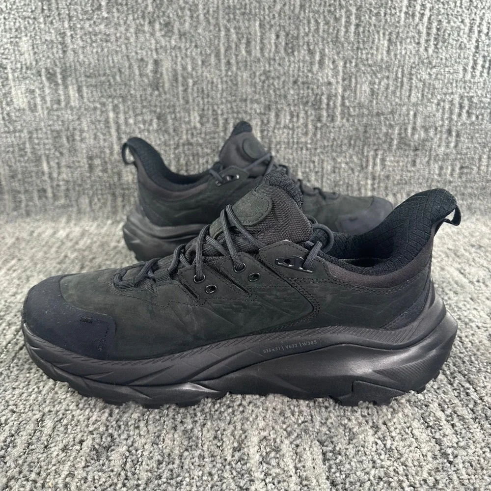 Hoka One One Kaha 2 Low GTX Black Hiking Shoes 1123191 Mens 9 / Womens 10.5